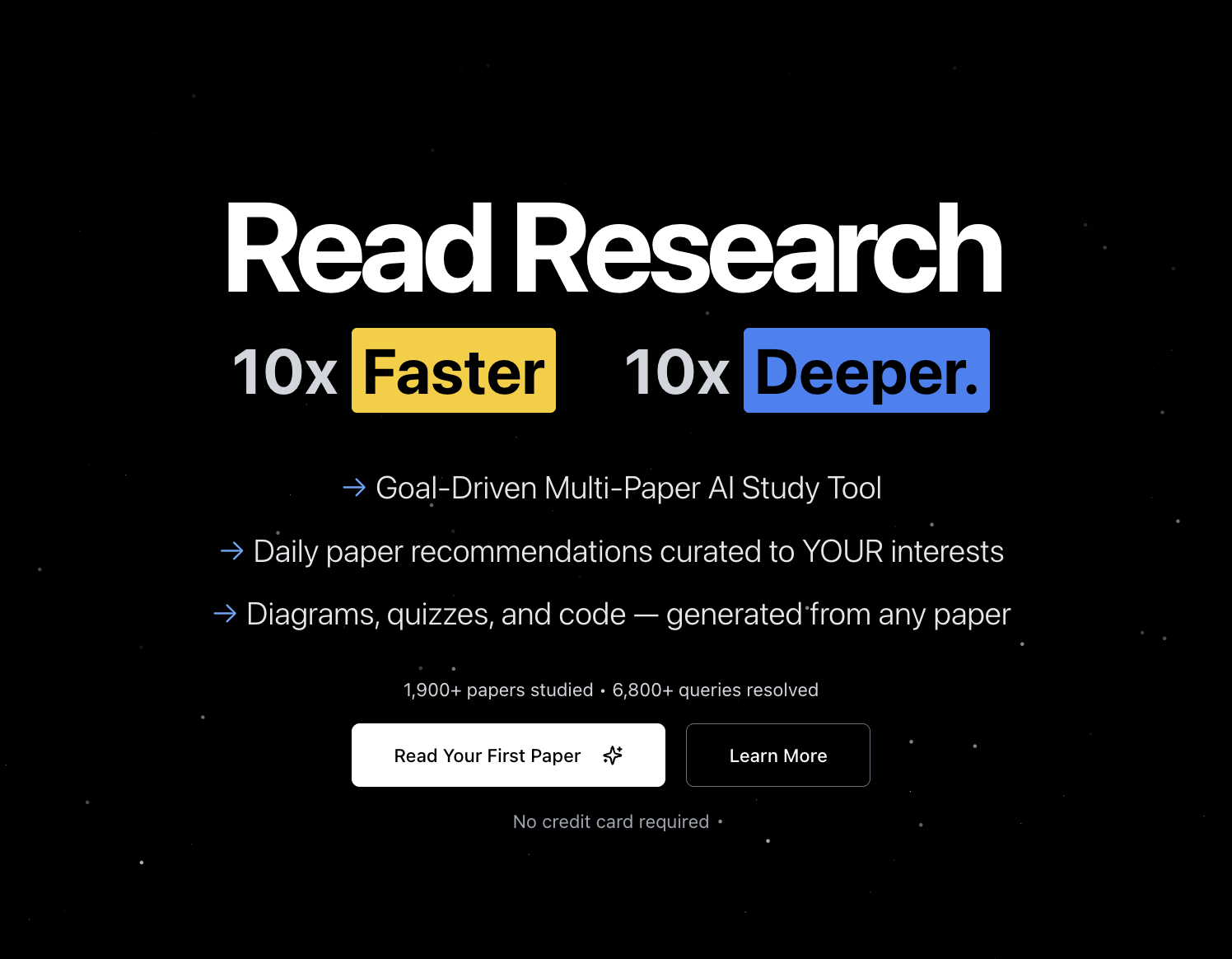 Paper Breakdown product screenshot